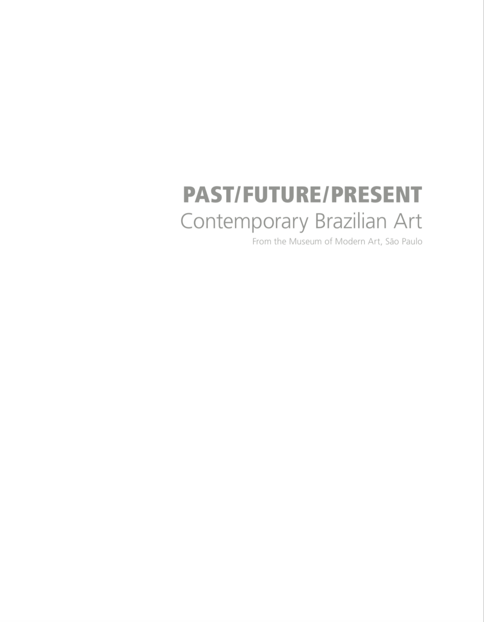 Passado/Futuro/Presente: Arte contemporânea brasileira no acervo do MAM