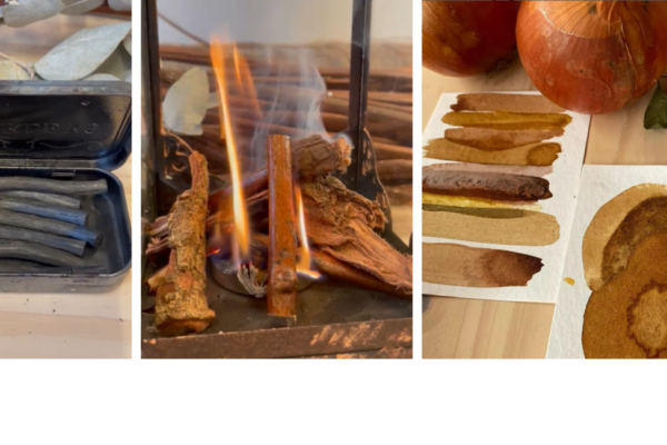Cozinha da cor – inverno: Tintas naturais produzidas junto ao fogo com Denise Valarini e Rayssa Oliveira