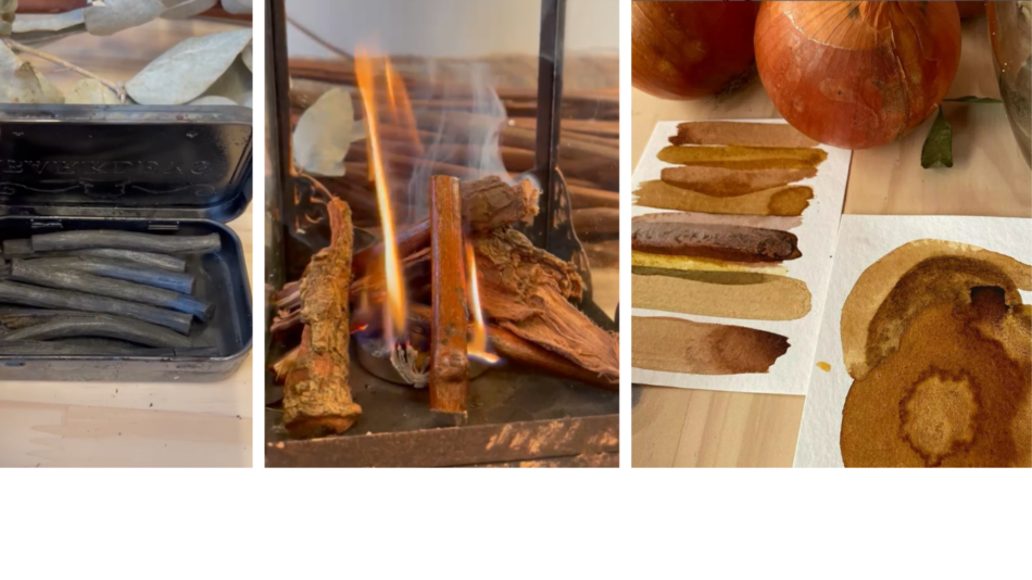 Cozinha da cor – inverno: Tintas naturais produzidas junto ao fogo com Denise Valarini e Rayssa Oliveira