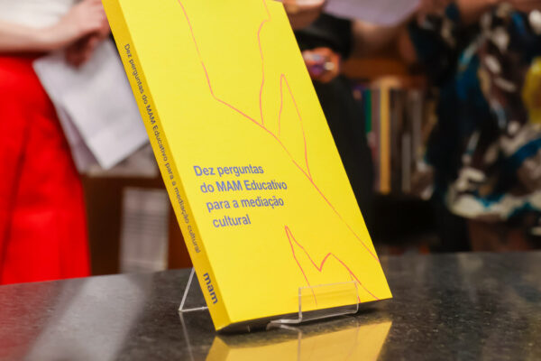 Imagem. Início da descrição de imagem: Em primeiro plano, o livro amarelo intitulado 