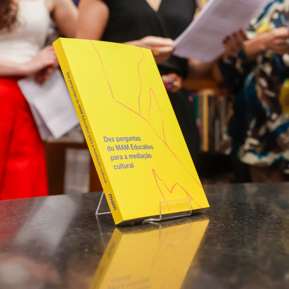 encontro de lançamento do livro “Dez perguntas do MAM Educativo para a mediação cultural”